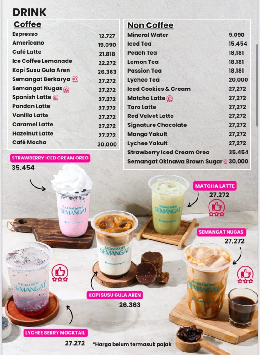 menu header